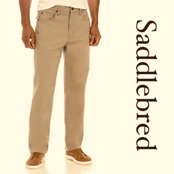 Saddlebred Jeans New Saddlebred 5 Pocket Relaxed Fit Comfort Flex
